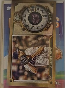 2022 Topps Gypsy Queen #GGM-10 Jacob deGrom Gypsy Gems Minis — front