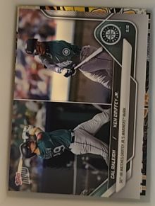 2025 Topps Now #720 Cal Raleigh / Ken Griffey Jr. — front