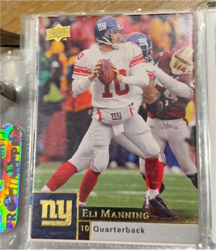 2009 Upper Deck #127 Eli Manning — front