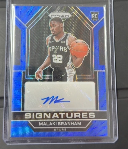 2022-23 Panini Prizm Signatures #RSI-MBR Malaki Branham — front