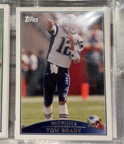 2009 Topps #115 Tom Brady — front