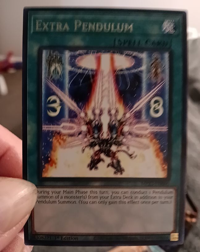 Yu-Gi-Oh! Dimension Force #DIFO-EN052 Extra Pendulum — front