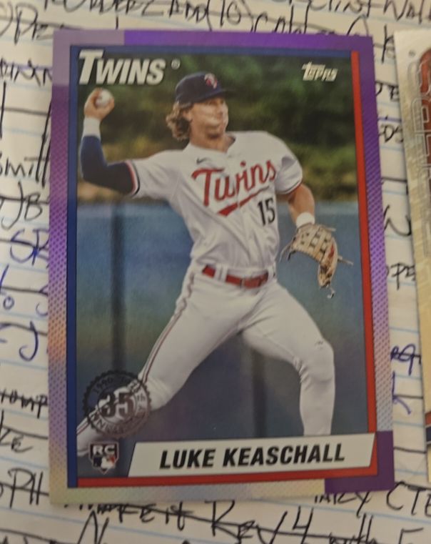 2025 Topps Update #U90-1 Luke Keaschall — front