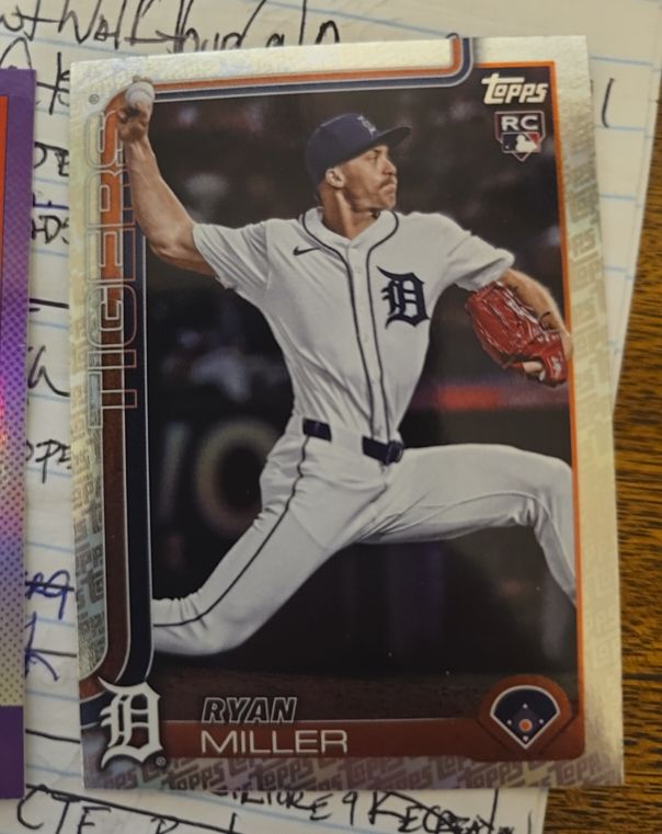 2025 Topps Update #US317 Ryan Miller — front