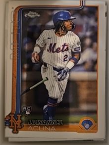 2025 Topps Chrome #56 Luisangel Acuña — front