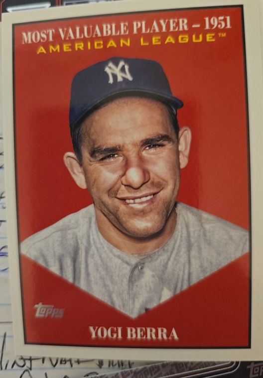2025 Topps Update #MV-40 Yogi Berra Most Valuable — front