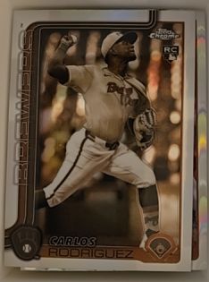 2025 Topps Chrome #201 Carlos Rodriguez — front