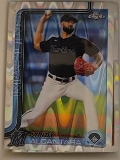 2025 Topps Chrome #126 Sandy Alcantara — front
