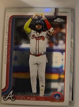 2025 Topps Chrome #250 Marcell Ozuna — front