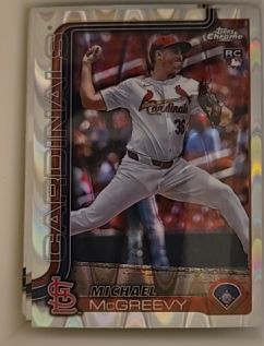 2025 Topps Chrome #29 Michael McGreevy — front