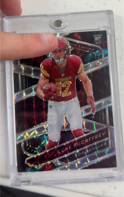 2024 Panini Spectra #RC Luke McCaffrey — front