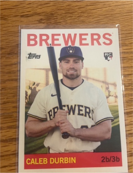 2025 Topps Archives #85 Caleb Durbin — front