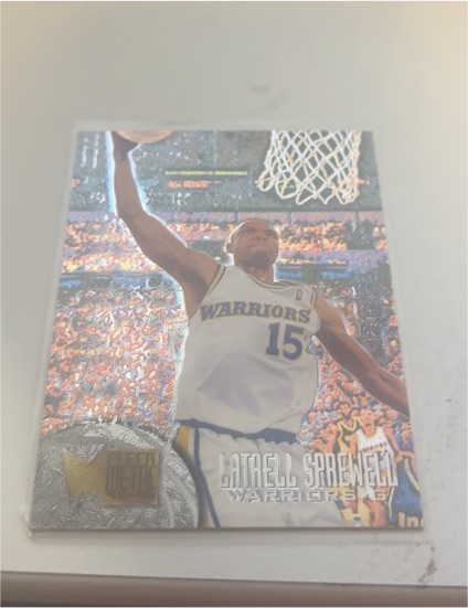 1995-96 Fleer Metal #36 Latrell Sprewell — front