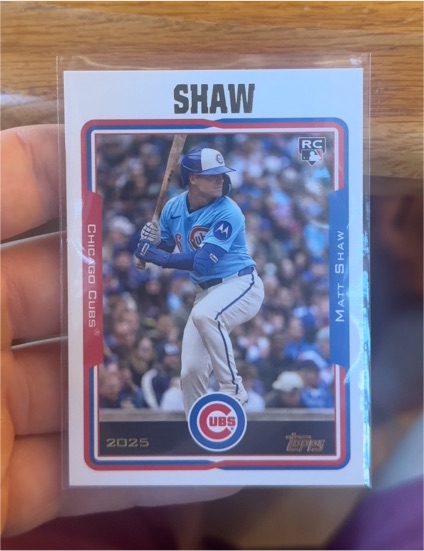 2025 Topps Now #21 Matt Shaw — front