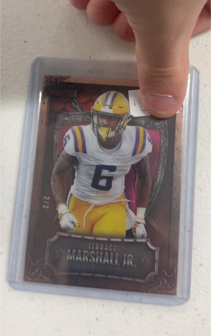 2021 Wild Card Matte #MWW-13 Terrace Marshall Jr — front