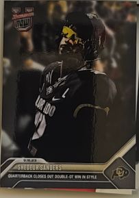 2023 Topps Bowman U Now #5 Shedeur Sanders — front