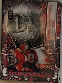 2023 Wild Card Alumination Smashing #AS-10 Patrick Mahomes — front