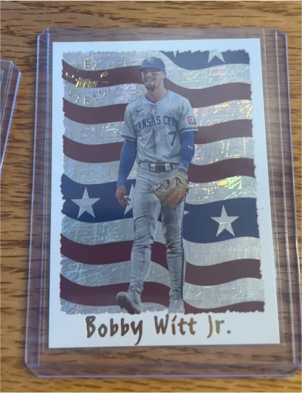 2025 Topps Archives Cyberstats #95C-12 Bobby Witt Jr. — front