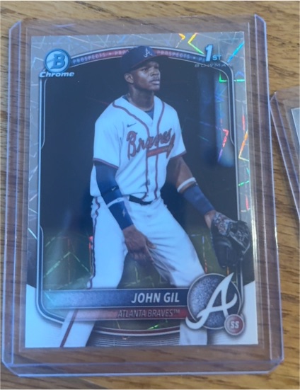 2025 Bowman Chrome #BCP-172 John Gil — front