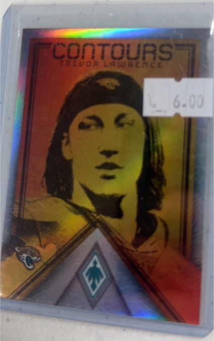 2022 Panini Phoenix #CT-6 Trevor Lawrence Contours Silver — front