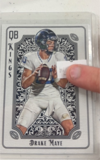 2024 Leaf #QBK-6 Drake Maye QB Kings — front