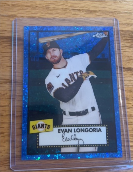 2021 Topps Chrome Platinum Anniversary #330 Evan Longoria — front