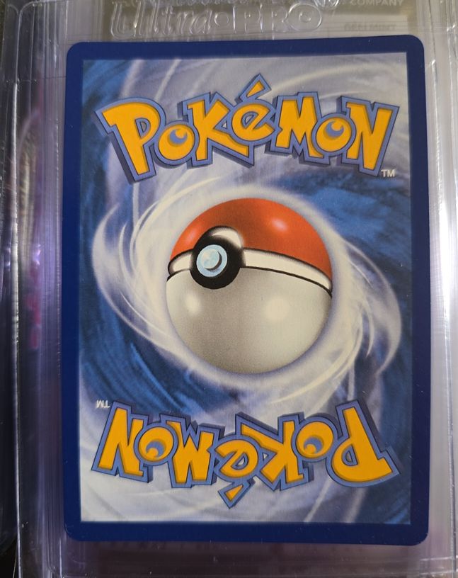 1999 Pokémon Base Set Card Back — front