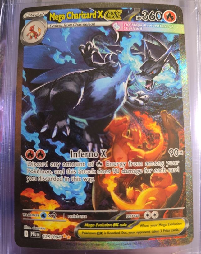 2012 Pokémon Mega Charizard X EX #125/094 — front