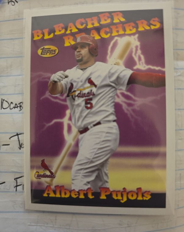 2025 Topps Update #BR-12 Albert Pujols Bleacher Reachers — front
