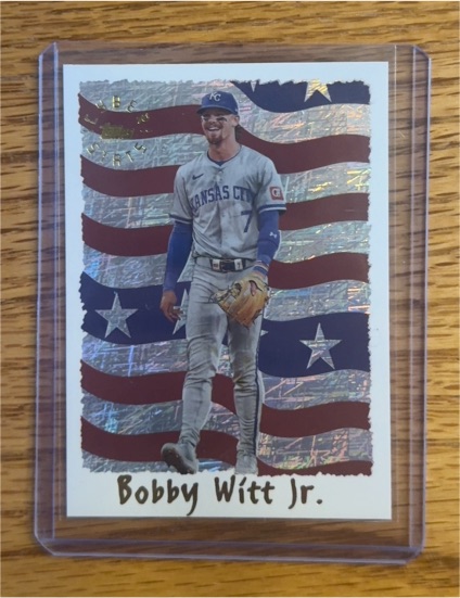2025 Topps Archives Cyberstats #95C-12 Bobby Witt Jr. — front