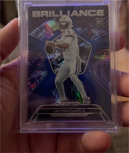 2024 Panini Prizm Draft Picks Brilliance Jayden Daniels — front