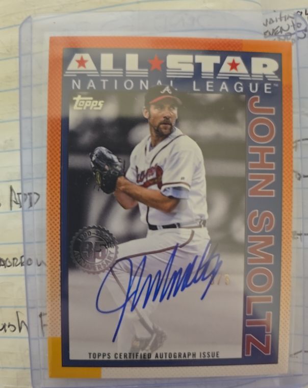 2025 Topps Series 2 1990 All-Star #90AS-JSM John Smoltz — front