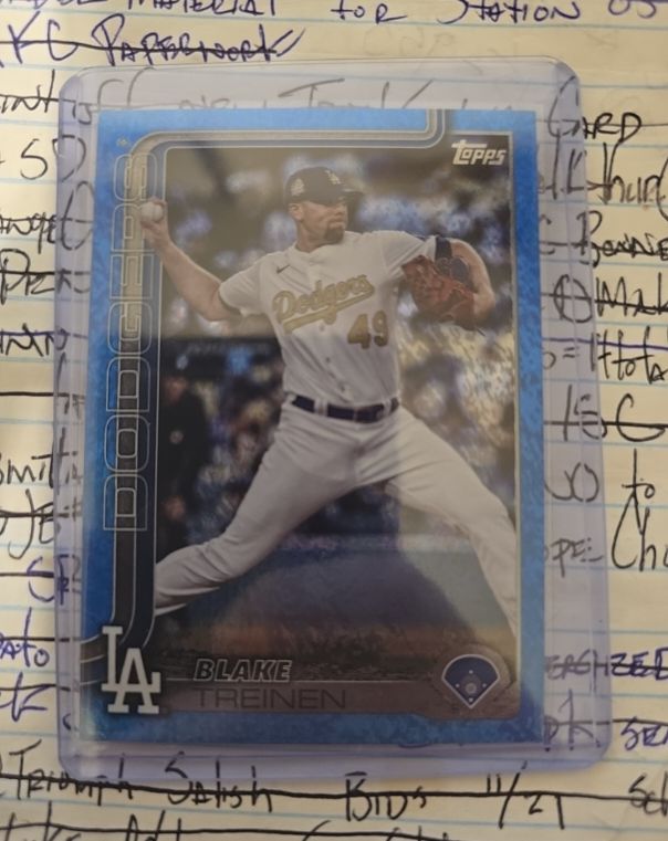 2025 Topps Update #US133 Blake Treinen — front
