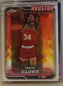 2024-25 Topps Chrome #115 Hakeem Olajuwon — front