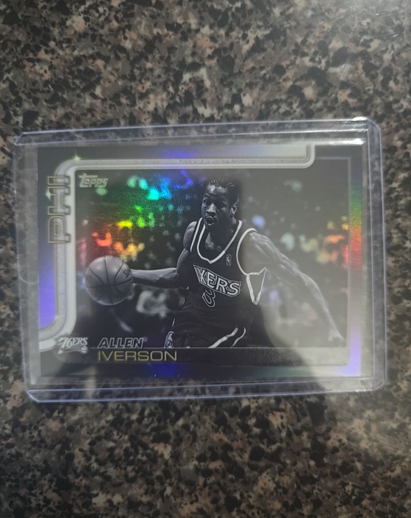 2025-26 Topps Blackout #253 Allen Iverson — front