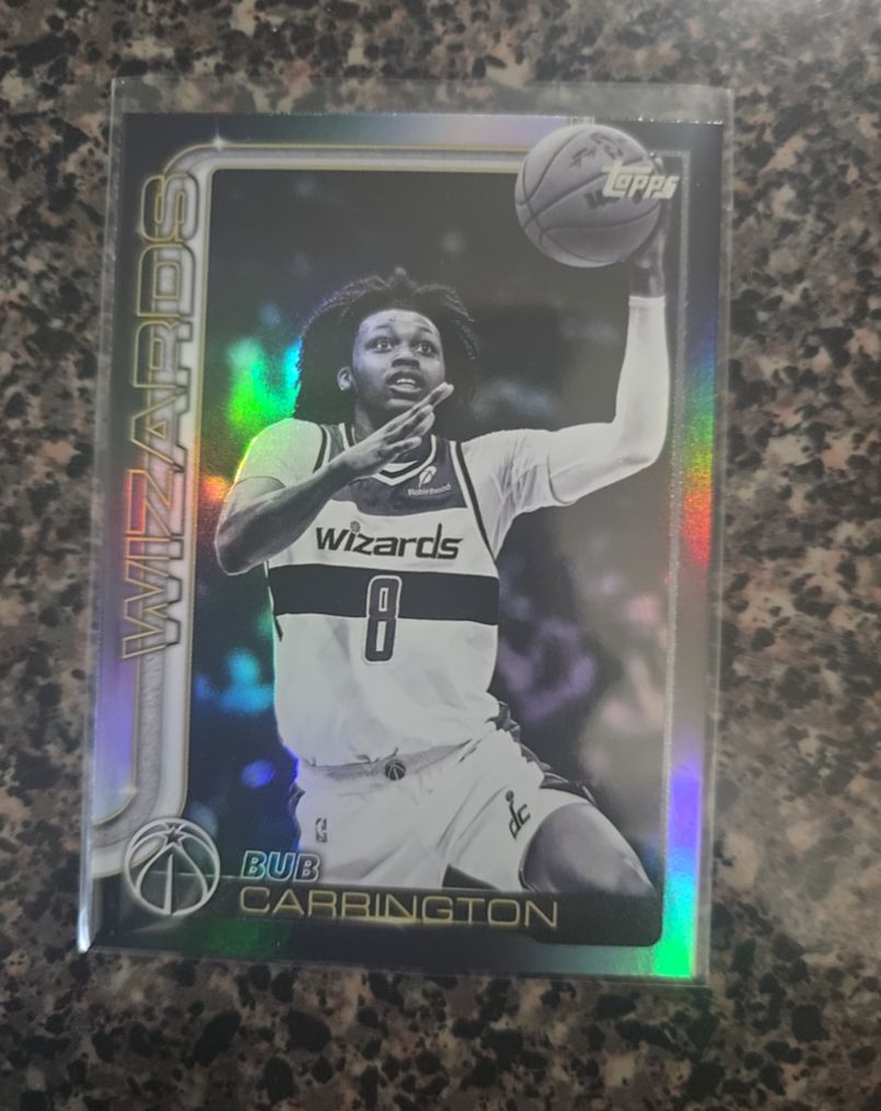 2025-26 Topps #97 Bub Carrington — front
