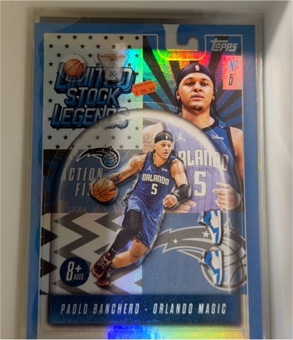 2025-26 Topps Basketball Limited Stock Legends #LST-43 Paolo Banchero — front