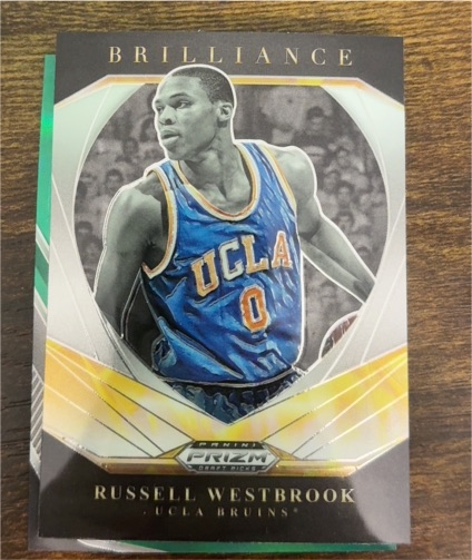 2021 Panini Prizm Draft Picks #18 Russell Westbrook Brilliance UCLA Bruins — front