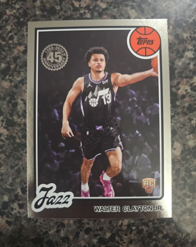 2025 Topps 45th Anniversary #80BK-64 Walter Clayton Jr. — front