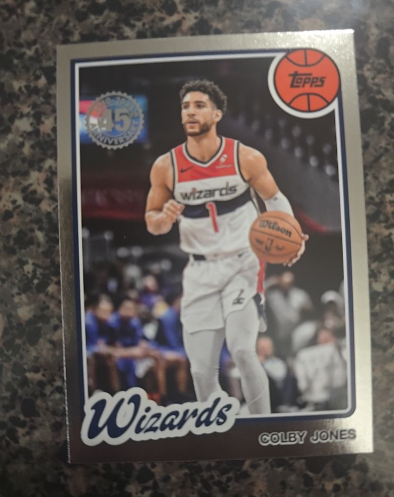 2025-26 Topps #80BK-20 Colby Jones Washington Wizards — front