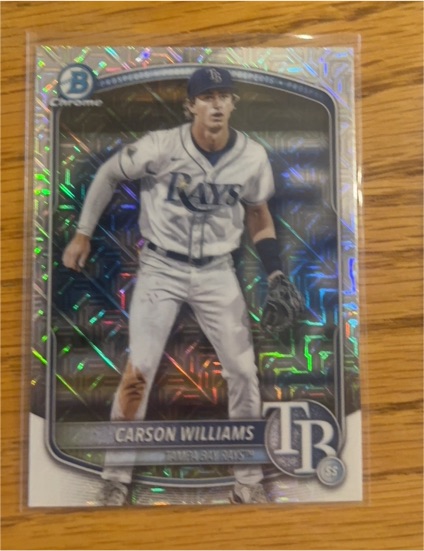 2025 Bowman Chrome #BCP-234 Carson Williams — front