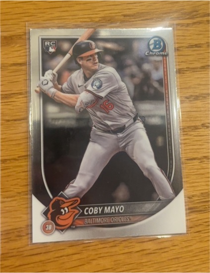 2025 Bowman Chrome #83 Coby Mayo — front