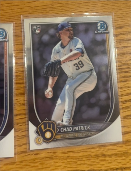 2025 Bowman Chrome #28 Chad Patrick — front