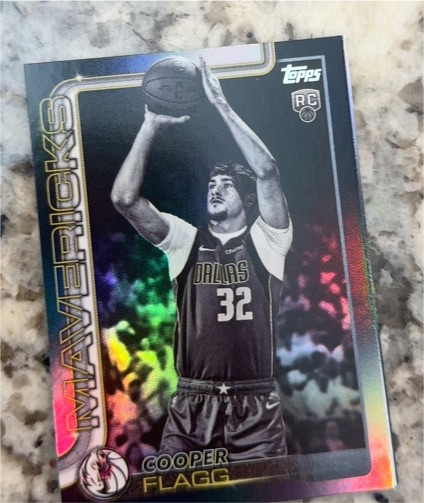 2025-26 Topps Blackout #201 Cooper Flagg — front