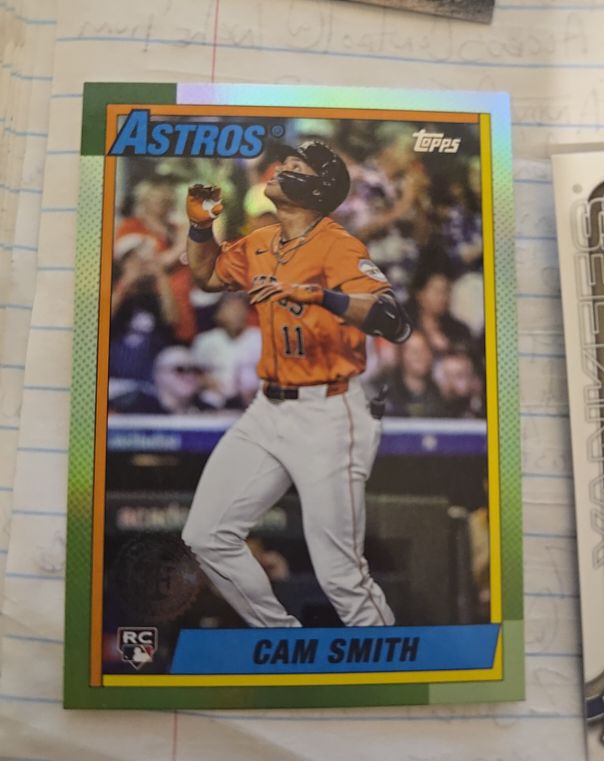 2025 Topps Update #U90-44 Cam Smith RC Houston Astros — front