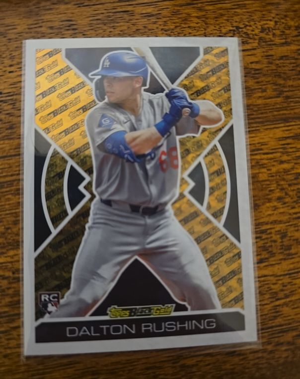 2025 Topps Update #BG-4 Dalton Rushing Black Gold — front