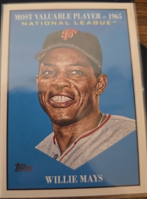 2025 Topps Update #MV-34 Willie Mays Most Valuable — front