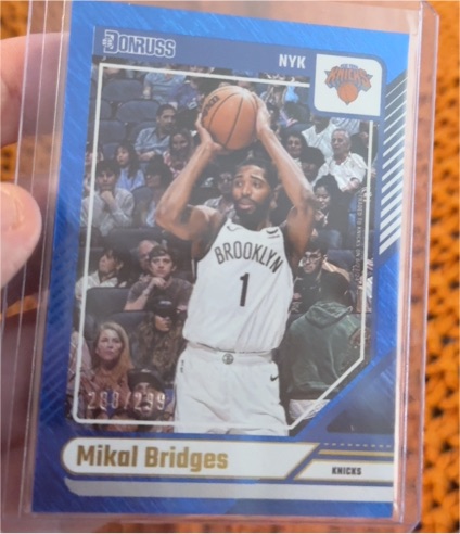 2024-25 Donruss #199 Mikal Bridges — front