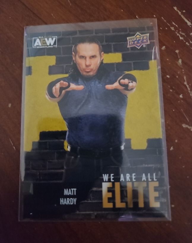 2023 Upper Deck AEW We Are All Elite #AE-6 Matt Hardy — front