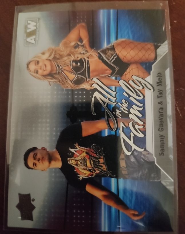 2023 Upper Deck AEW All in the Family #98 Sammy Guevara & Tay Melo — front